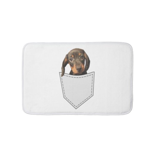 Pocket Dog Dackel Badematte (Vorderseite)