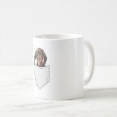 Pocket Dog Dackel Kaffeetasse (VorderseiteRechts)