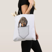 Pocket Dog Dackel Tasche (Von Nahem)