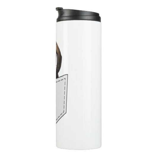 Pocket Dog Dackel Thermosbecher (Nach rechts gedreht)