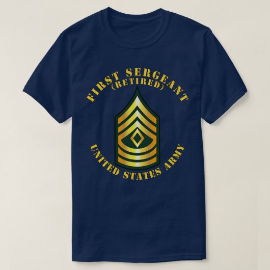 POCKET Erster Sergeant 1SG Remüde T-Shirt (Design vorne)