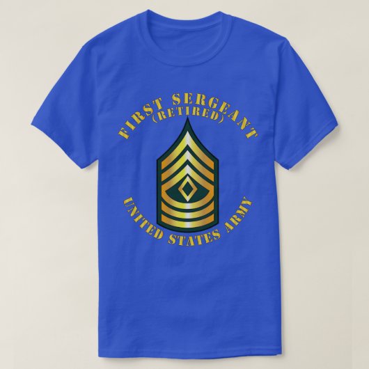 POCKET Erster Sergeant 1SG Remüde T-Shirt (Design vorne)