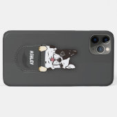 Pocket French Bulldog Niedlicher Hundebesitzer Case-Mate iPhone Hülle (Rückseite (Horizontal))