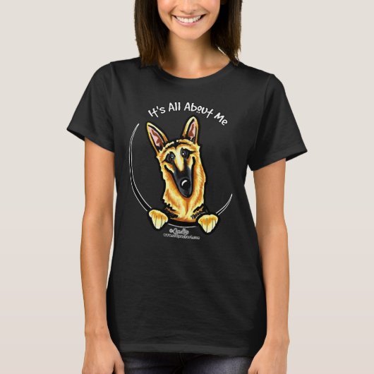 Pocket German Shepherd alles über mich 121 T-Shirt (Vorderseite)
