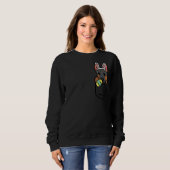 Pocket German Shepherd Bunny Niedlich Oaster Dog M Sweatshirt (Vorne ganz)