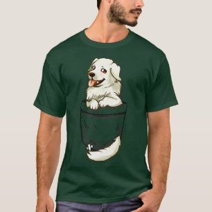 Pocket Great Pyrenäen Hund T-Shirt