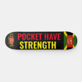 POCKET HABEN STÄRKE JMT Skateboard, 7¾ Zoll Deck Skateboard (Horizontal)