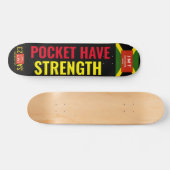 POCKET HABEN STÄRKE JMT Skateboard, 7¾ Zoll Deck Skateboard (Horizontal)