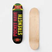 POCKET HABEN STÄRKE JMT Skateboard, 7¾ Zoll Deck Skateboard (Vorderseite)