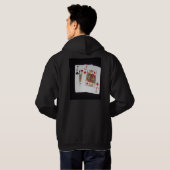 Pocket-Jack, Mens Hoodie (Schwarz voll)