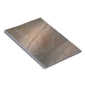 Pocket Journal mit Beige Swirl-Design Notizblock (Rechte Seite)