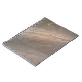 Pocket Journal mit Beige Swirl-Design Notizblock (Linke Seite)