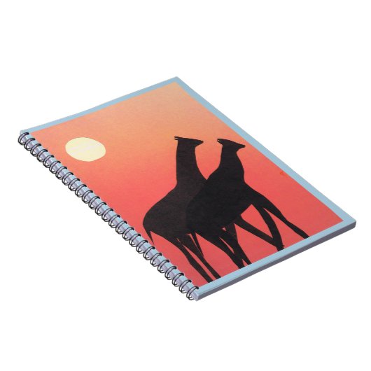 Pocket Journal mit Giraffendesign Notizblock (Rechte Seite)