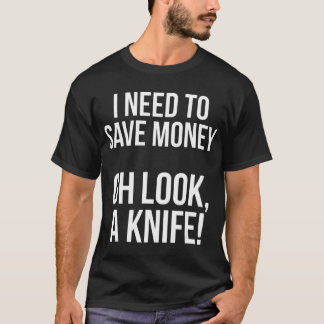 Pocket Knife Collector Enthusiasten Funny T-Shirt