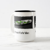 Pocket Knife Man Zweifarbige Tasse (Vorderseite Links)