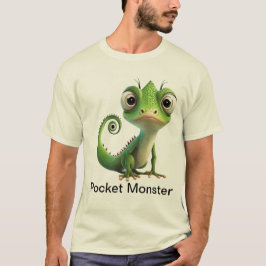 Pocket Komodo Dragon - Furchtlos Niedliches Reptil T-Shirt