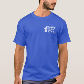 Pocket-Logo-T - Shirt der Cape May-Bühne in Blau (Vorderseite)