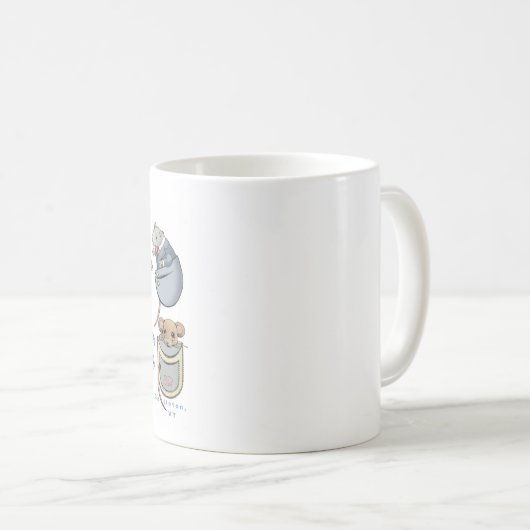 Pocket Mäuse Kaffeetasse (VorderseiteRechts)