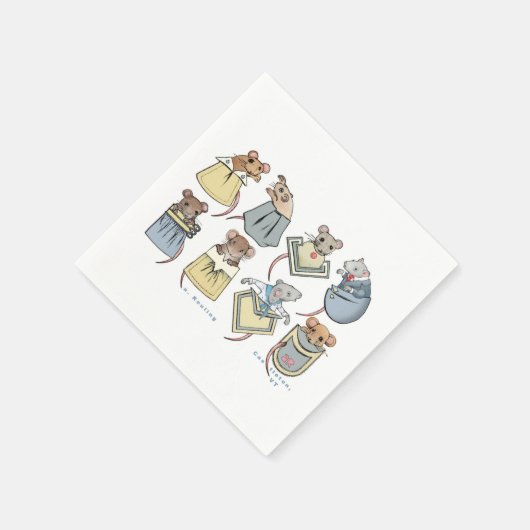 Pocket Mäuse Serviette (Ecke)