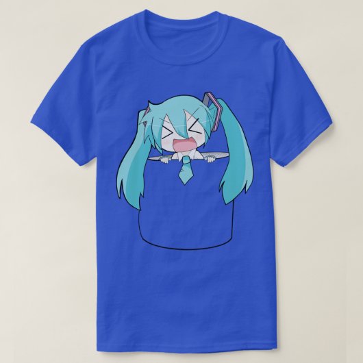 Pocket MIKU T-Shirt (Design vorne)