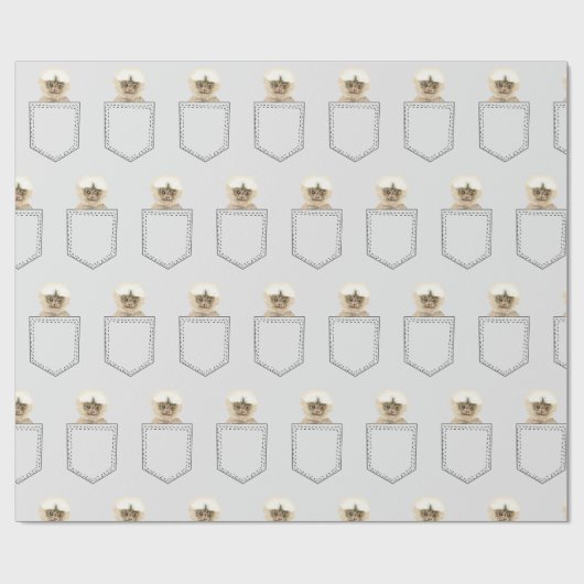 Pocket Monkey Art Geschenkpapier (Flach)