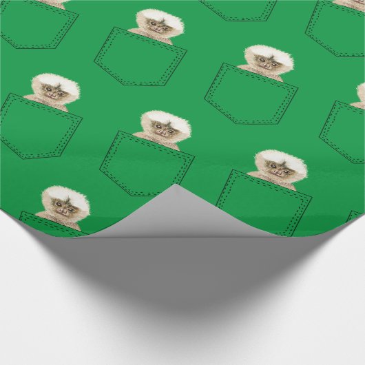 Pocket Monkey Geschenkpapier (Ecke)
