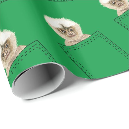 Pocket Monkey Geschenkpapier (Rolleneckpunkt)