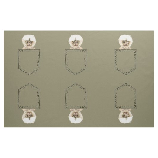 Pocket Monkey Stoff (Yard (91,4 cm))