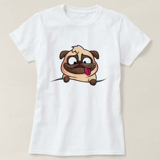 Pocket Mops T-Shirt (Design vorne)