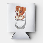 Pocket Niedlich Jack Russell Terrier Dosenkühler (Vorderseite)