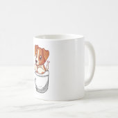 Pocket Niedlich Jack Russell Terrier Kaffeetasse (VorderseiteRechts)