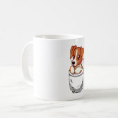 Pocket Niedlich Jack Russell Terrier Kaffeetasse (Vorderseite Links)