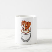 Pocket Niedlich Jack Russell Terrier Kaffeetasse (Mittel)