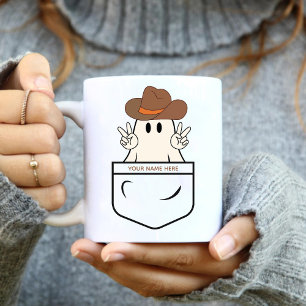 Pocket Niedlich Kleiner Western Cowgirl Funny Boo  Kaffeetasse