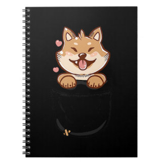 Pocket niedlich Shiba inklusive Welpenhund | Begle Notizblock