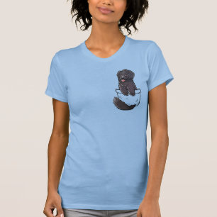 Pocket Niedlichen Welpenhund T-Shirt