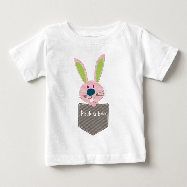 POCKET PALS: Hasenwirbel 1 Baby T-shirt (Vorderseite)