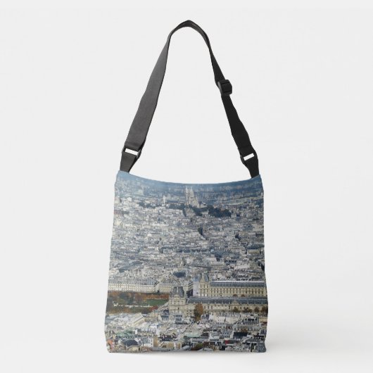 Pocket Paris Crossbag Tragetaschen Mit Langen Trägern (Vorderseite)