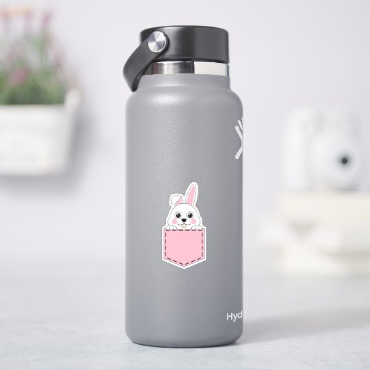 Pocket Pet Bunny Aufkleber (HydroFlask)