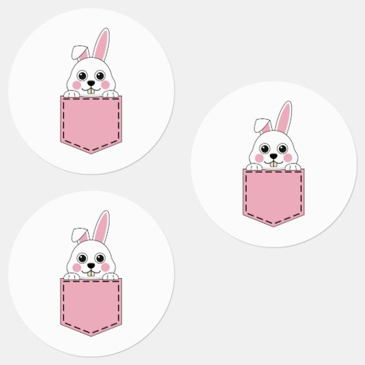Pocket Pet Bunny Etiketten (Gruppe)