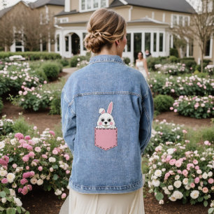 Pocket Pet Bunny Jeansjacke
