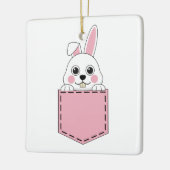 Pocket Pet Bunny Keramikornament (Links)