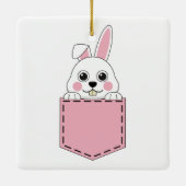 Pocket Pet Bunny Keramikornament (Rückseite)