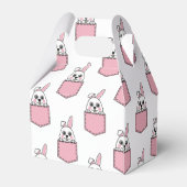 Pocket Pet Bunny Pattern Geschenkschachtel (Rückseite)
