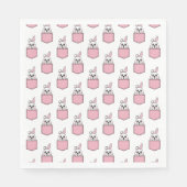 Pocket Pet Bunny Pattern Serviette (Vorderseite)