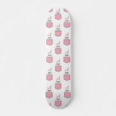 Pocket Pet Bunny Pattern Skateboard (Vorne)