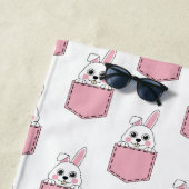 Pocket Pet Bunny Pattern Strandtuch (Beispiel)