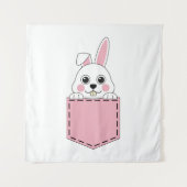 Pocket Pet Bunny Wandteppich (Vorderseite)