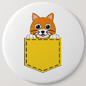 Pocket Pet Cat Button (Vorderseite)