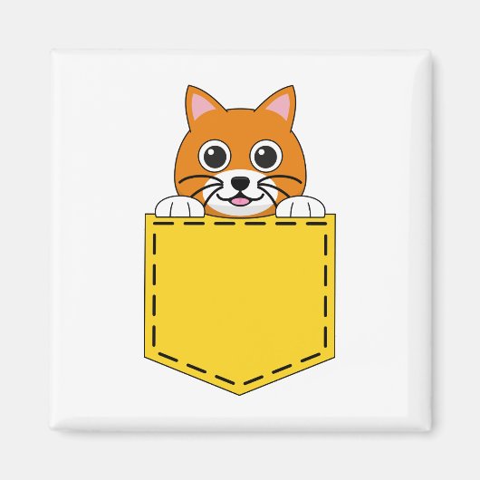 Pocket Pet Cat Magnet (Vorne)